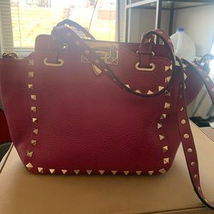 Valentino Garavani rockstud trapeze bag